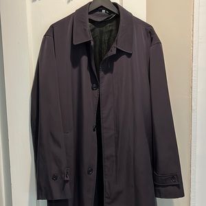 Men’s XL black trench coat Joseph Abboud